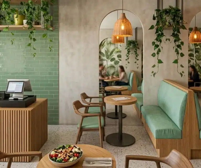 Diseño de Restaurante Vida Sana
